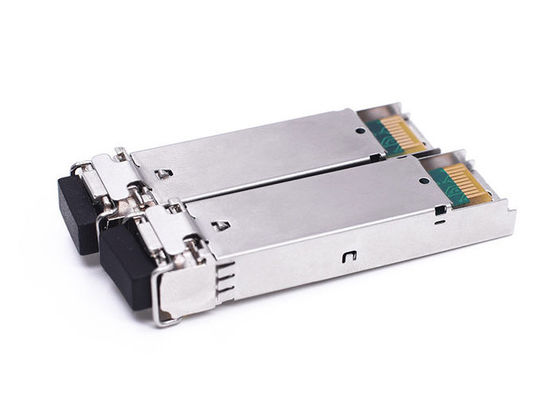 RoHS কমপ্লিয়েন্ট ডুপ্লেক্স 20km DDM 1310nm Lc Sfp ট্রান্সসিভার